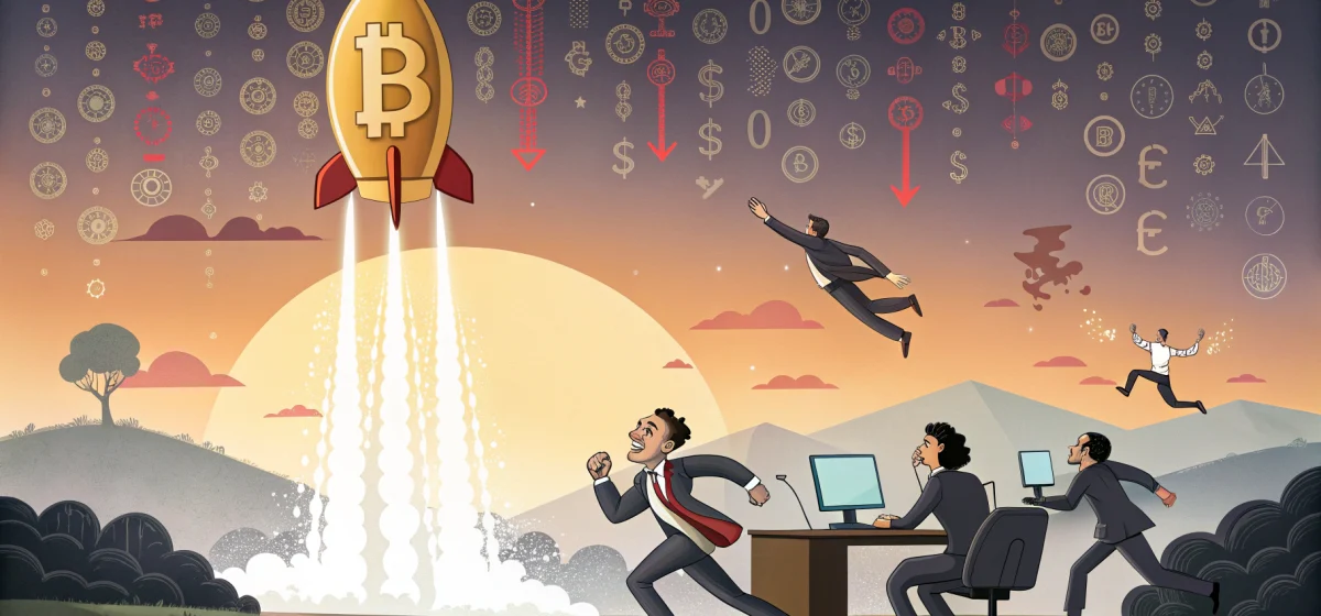 Крипторынок в страхе при росте биткоина выше $100000. Крипторынок в страхе при росте биткоина выше $100000.