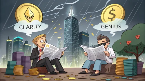 Закон CLARITY и акт GENIUS: последствия для Ethereum, Solana и других альткойнов