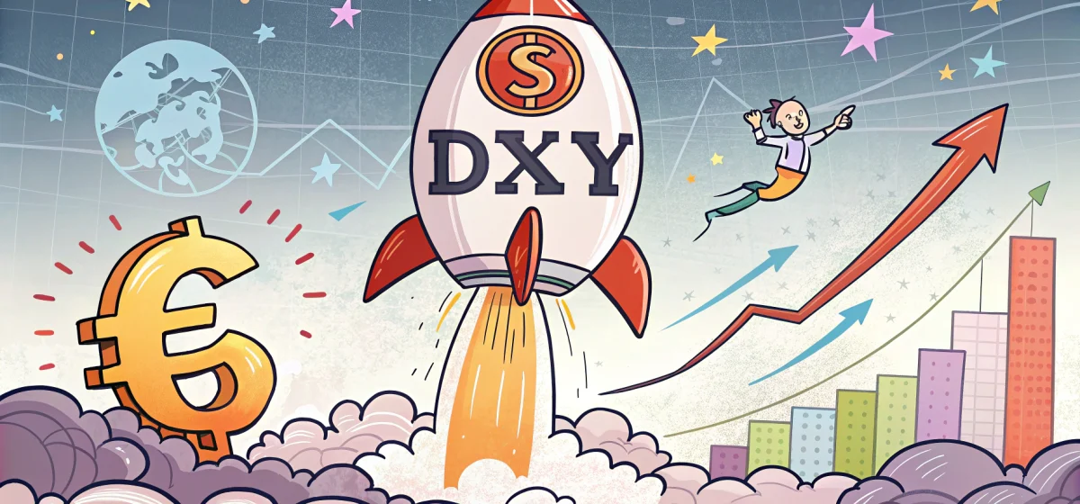 Рост индекса доллара DXY и его влияние на глобальные рынки.