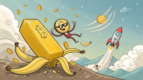 Падение цен на золото и его влияние на биткойн.