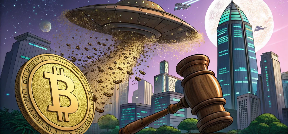 Юридическая угроза и атака «пылением» на биткоин с участием Galaxy Digital.