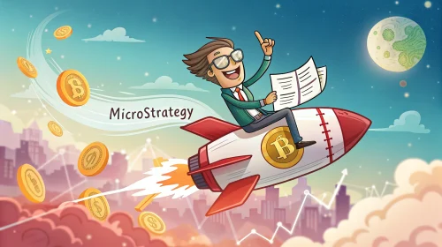 Рост акций MicroStrategy после биткоин-ралли и сильного отчёта